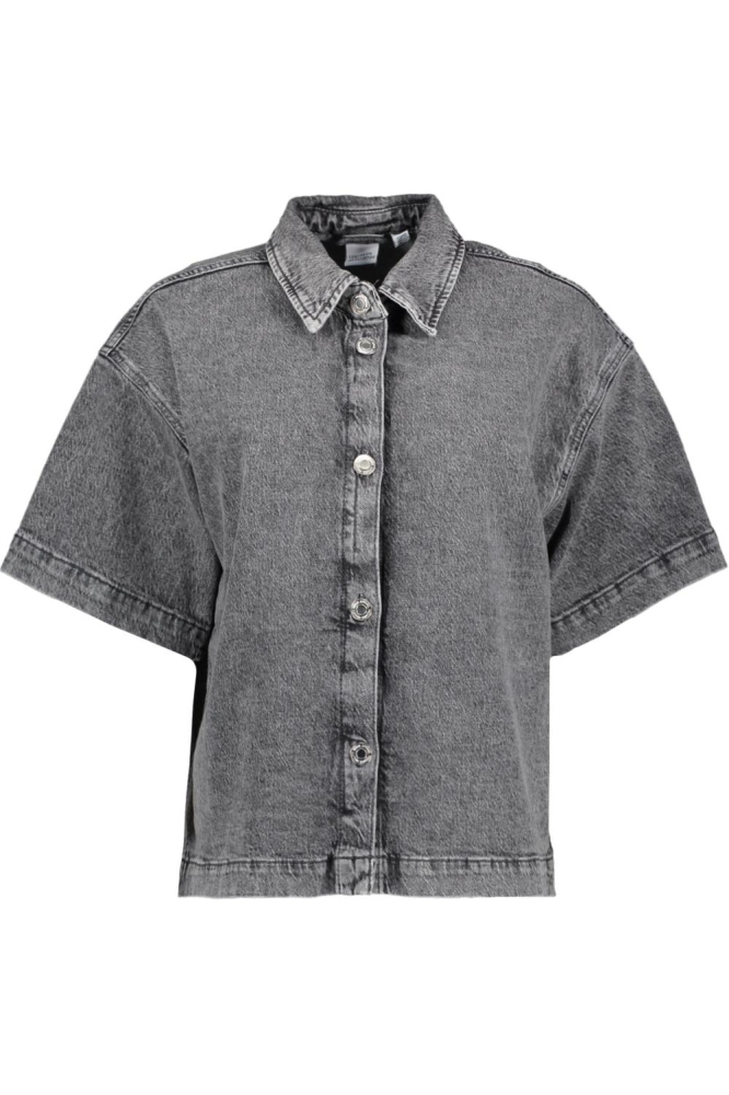 VMTESSA SS LOOSE DENIM SHIRT GA 10331219 MEDIUM GREY DEN/RA206